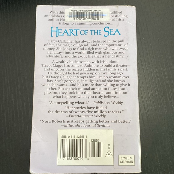 Nora Robert’s - Heart Of The Sea - Picture 2 of 6